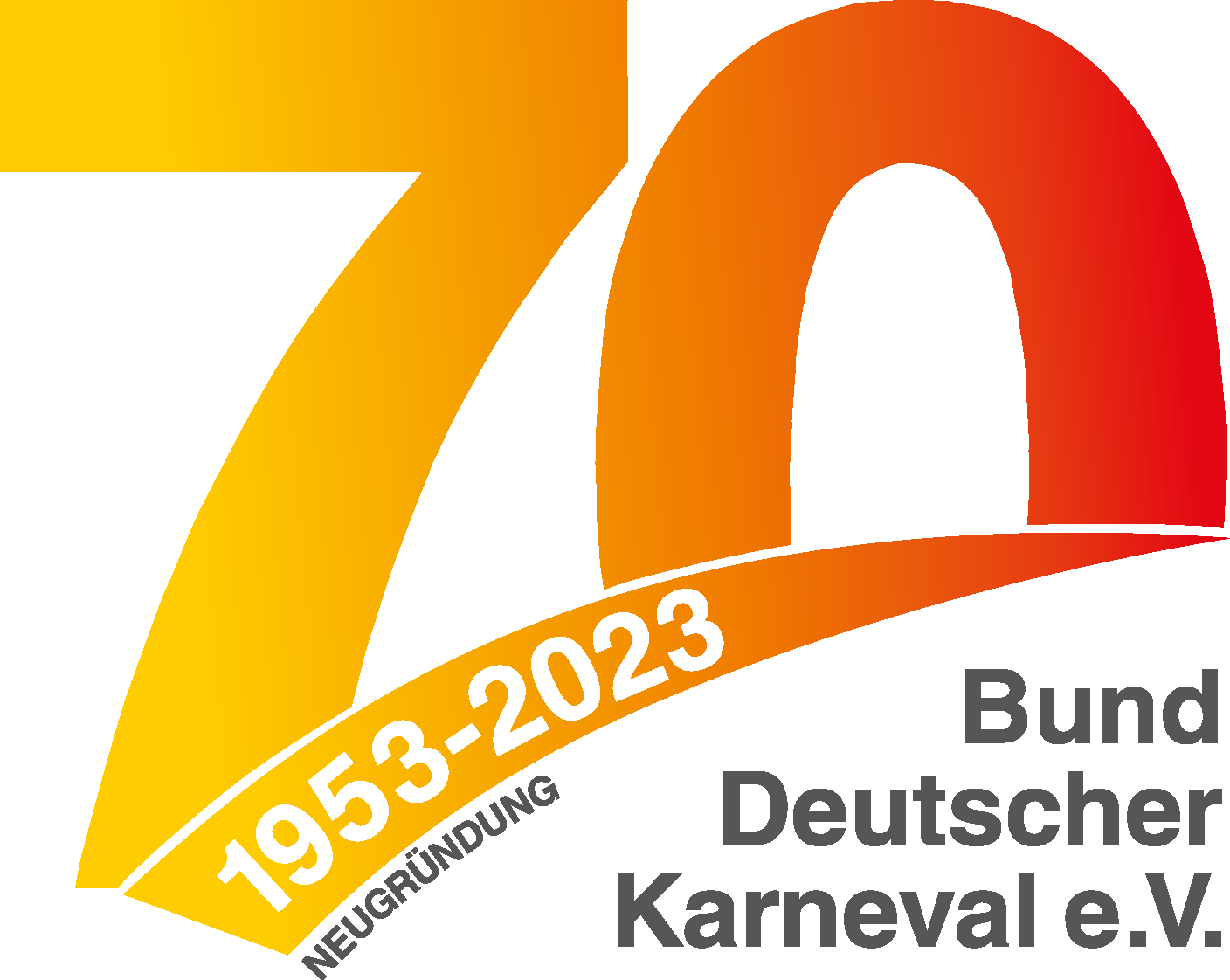 Logo 70 Jahre Bund Deutscher Karneval
